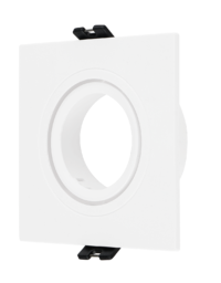 DOWNLIGHT SQR TILT GU10 93X93X25MM+WHITE-GTL112/25