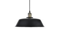 PENDANT FITTING E27 360X220MM BLACK - EBD0115/04