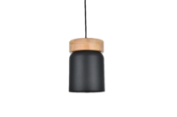 PENDANT FITTING E27 150X220MM SAND BLACK - EBD7159/04