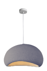 PENDANT FITTING WAVE EGG  E27 400MM - EBD0010